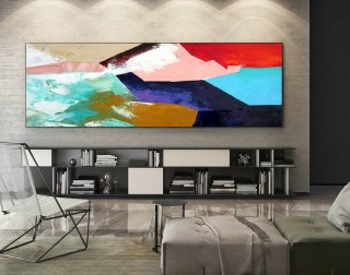 Abstract Canvas Art - Large Painting on Canvas, Contemporary Wall Art, Original Oversize Painting XaS413,large canvas wall art