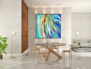 Extra Large Wall art - Abstract Painting on Canvas, Contemporary Art, Original Oversize Painting cLaS558,abstract portrait painting