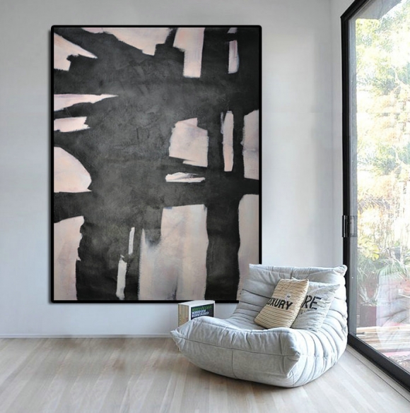 Hand Painted Extra Large Abstract Painting, Horizontal Acrylic Painting Large Wall Art, Original Art.,mother and child paintings abstract