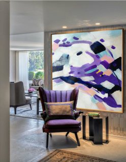 Large Acrylic Painting On Canvas, Abstract Painting Canvas Art. Large Wall Art Canvas, Pink, Blue, Purple.- By Biao,abstract human sculpture