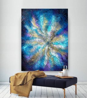 Extra Large Wall Art Original Painting on Canvas Contemporary Wallart Modern Abstract Living Room Wall ArtColorful Abstract Painting lac654,seekland art