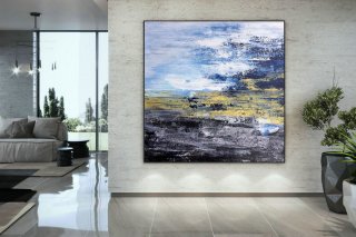 Large Modern Wall Art Painting,Large Abstract Painting on Canvas,painting colorful,modern oil canvas,bathroom wall art DAC043,german landscape artists 20th century