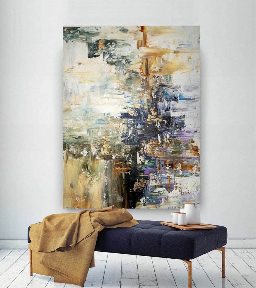 Large Abstract Painting,Modern abstract painting,painting home decor